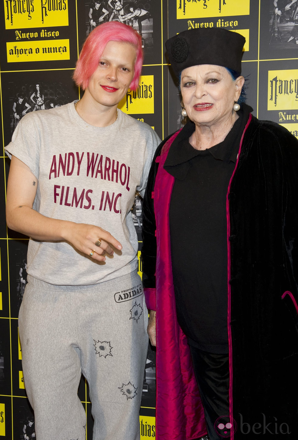 Bimba y Lucía Bosé en la presentación del disco de Nancys Rubias