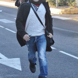 David Bisbal corriendo por las calles de Almería