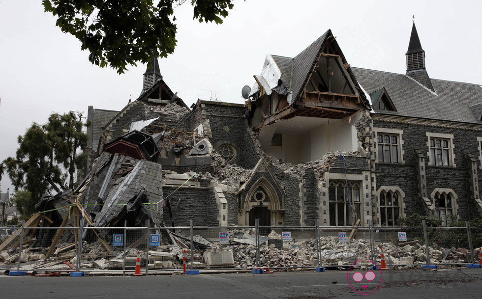 Destrozos provocados por el terremoto de Nueva Zelanda en 2011