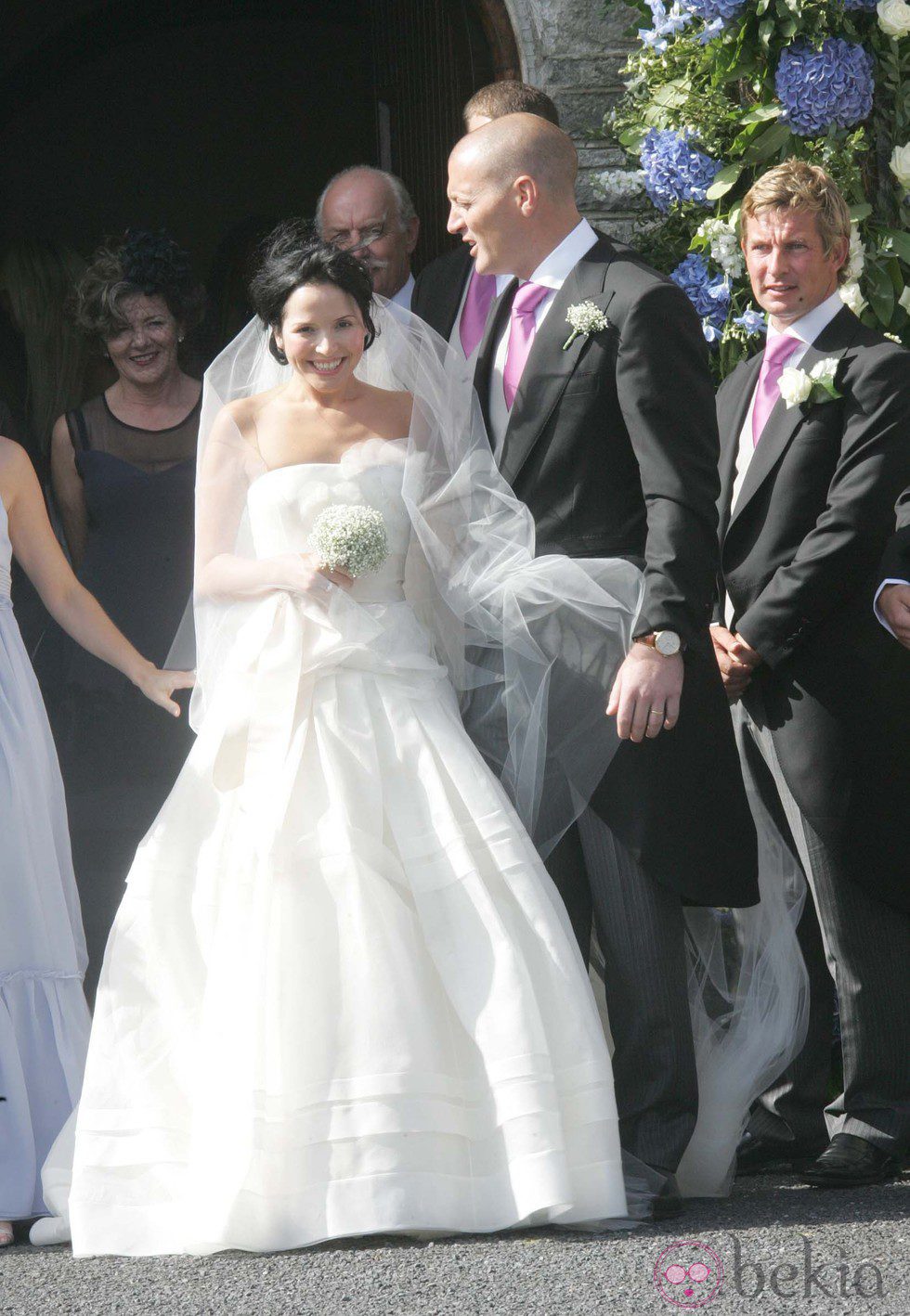 Andrea Corr y su marido Brett Desmond