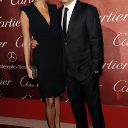 George Clooney y Stacy Keibler en el Festival Internacional de Cine de Palm Springs
