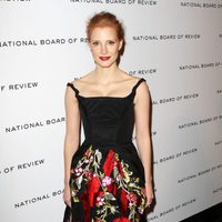 Jessica Chastain en los premios de la Sociedad Nacional de Críticos de Cine