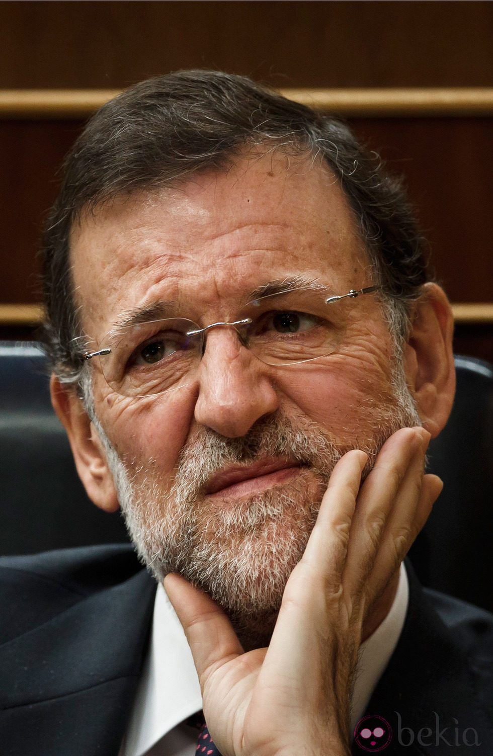 Mariano Rajoy con cara de preocupación