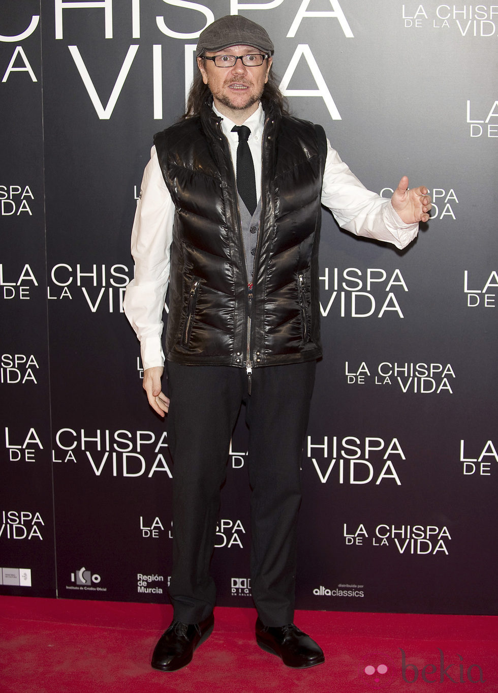 Santiago Segura en el estreno de 'La chispa de la vida'