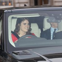 La Princesa Eugenia de York y Jack Brooksbank en el almuerzo prenavideño 2019 en Buckingham Palace
