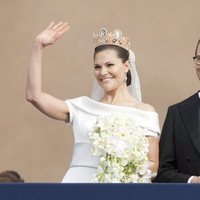 Los Príncipes Victoria y Daniel de Suecia el día de su boda