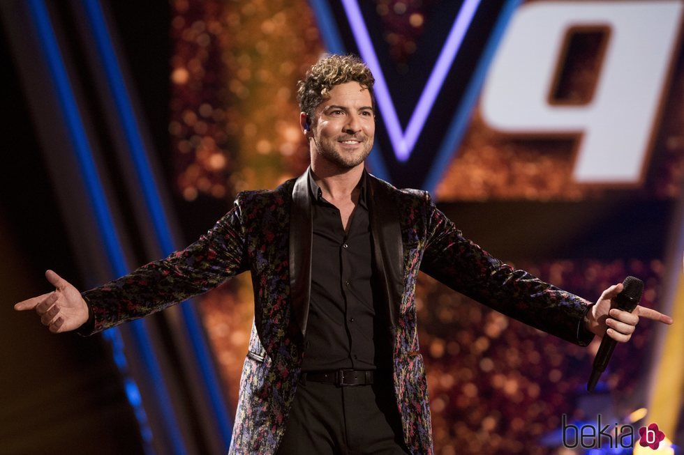 David Bisbal en la final de 'La Voz Kids' donde se proclamó ganador