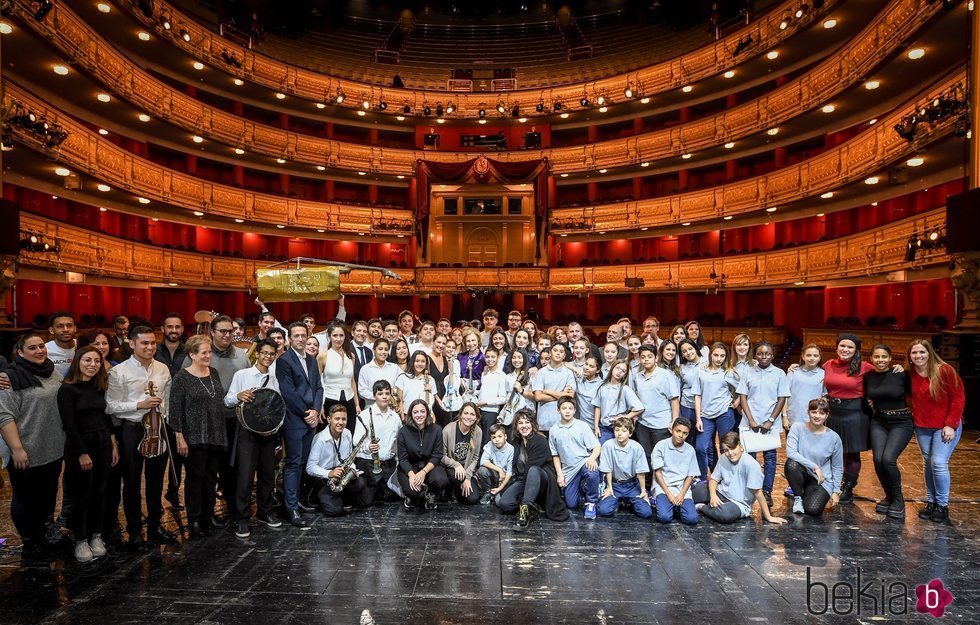 La Reina Sofía en el concierto solidario de año nuevo