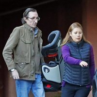 Fernando Gómez-Acebo en la capilla ardiente de la Infanta Pilar