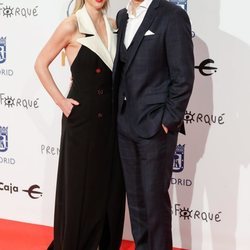 Marta Hazas y Javier Veiga en la alfombra roja de los Premios Forqué 2020