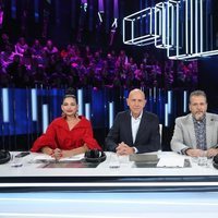 Natalia Jiménez, Javier Llano, Portu y Nina en la gala 0 de 'OT 2020'