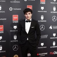 Óscar Casas en la alfombra roja de los Premios Feroz 2020
