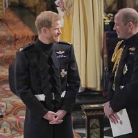 Los Príncipes Guillermo y Harry en la boda del Príncipe Harry y Meghan Markle