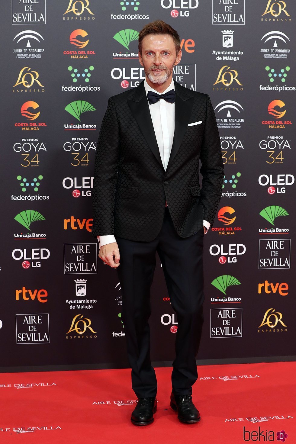 Ramón Esquinas en la alfombra roja de los Goya 2020