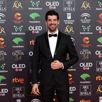 Miguel Ángel Muñoz en la alfombra roja de los Goya 2020