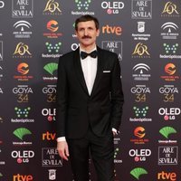Julián Villagrán en la alfombra roja de los Goya 2020