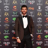 Alfonso Bassave en la alfombra roja de los Goya 2020