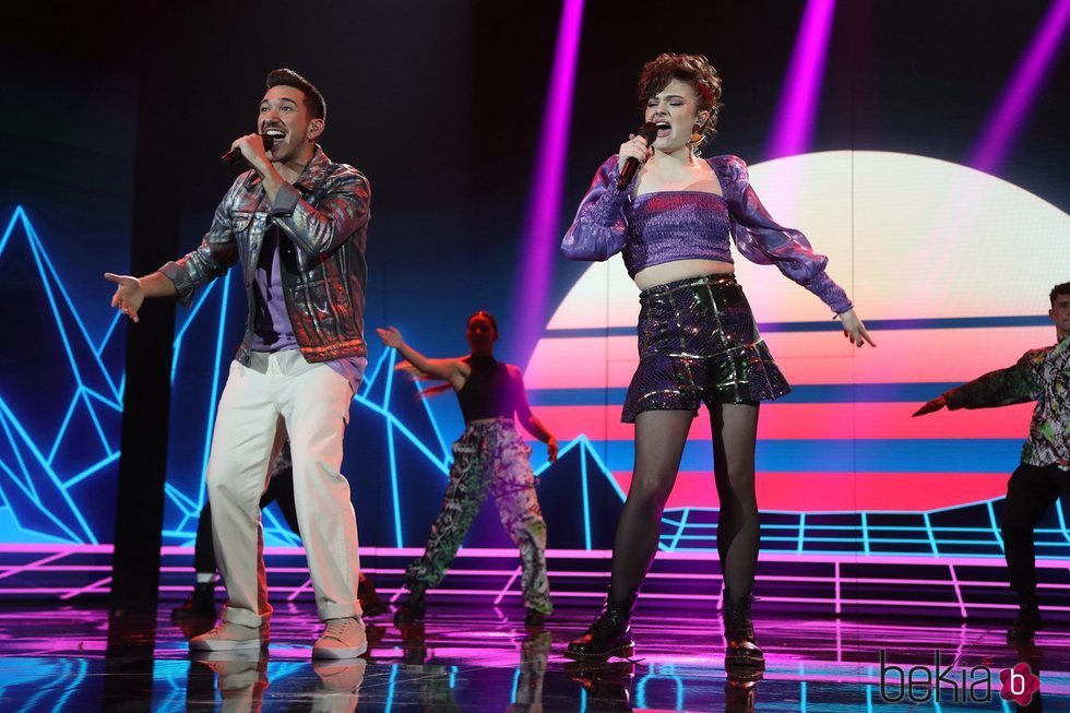 Bruno Carrasco y Anne Lukin en la Gala 3 de 'OT 2020'