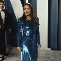Salma Hayek en la fiesta de Vanity Fair tras los Oscar 2020