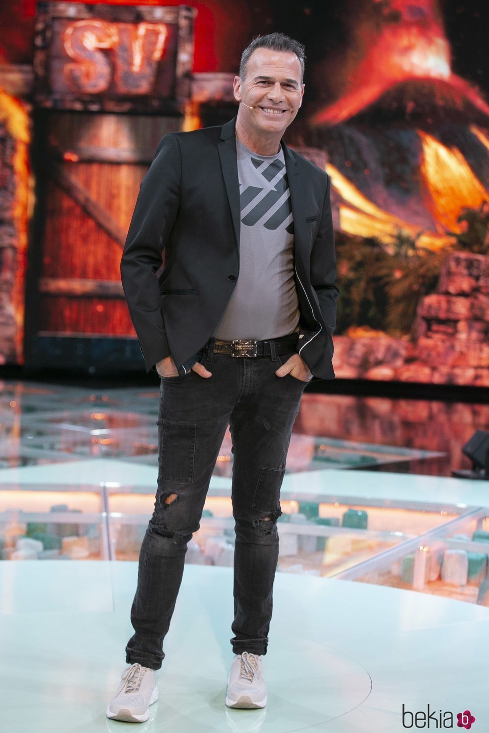Carlos Lozano en el estreno de 'Supervivientes: Conexión Honduras'