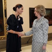 La Reina Sofía y Eugenia Silva en los Premios Iberoamericanos de Mecenazgo de la Fundación Callia