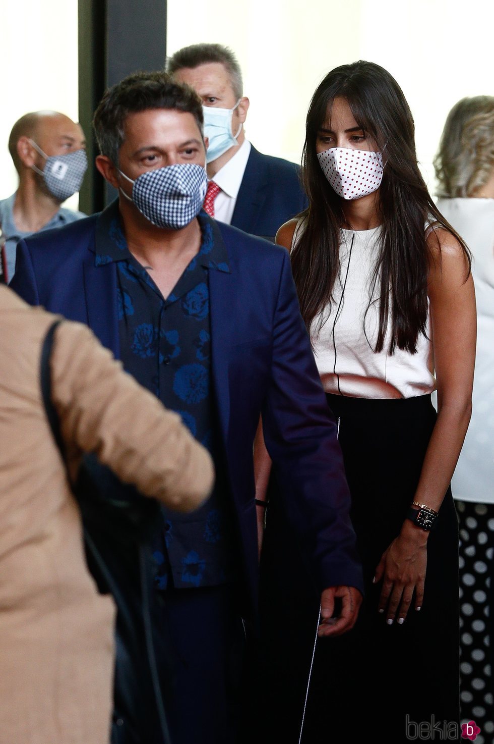 Alejandro Sanz en un homenaje en Madrid con Rachel Valdés