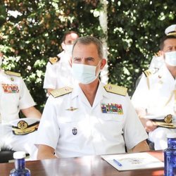 El Rey Felipe en su visita oficial a la Comandancia Naval del Miño en Tui