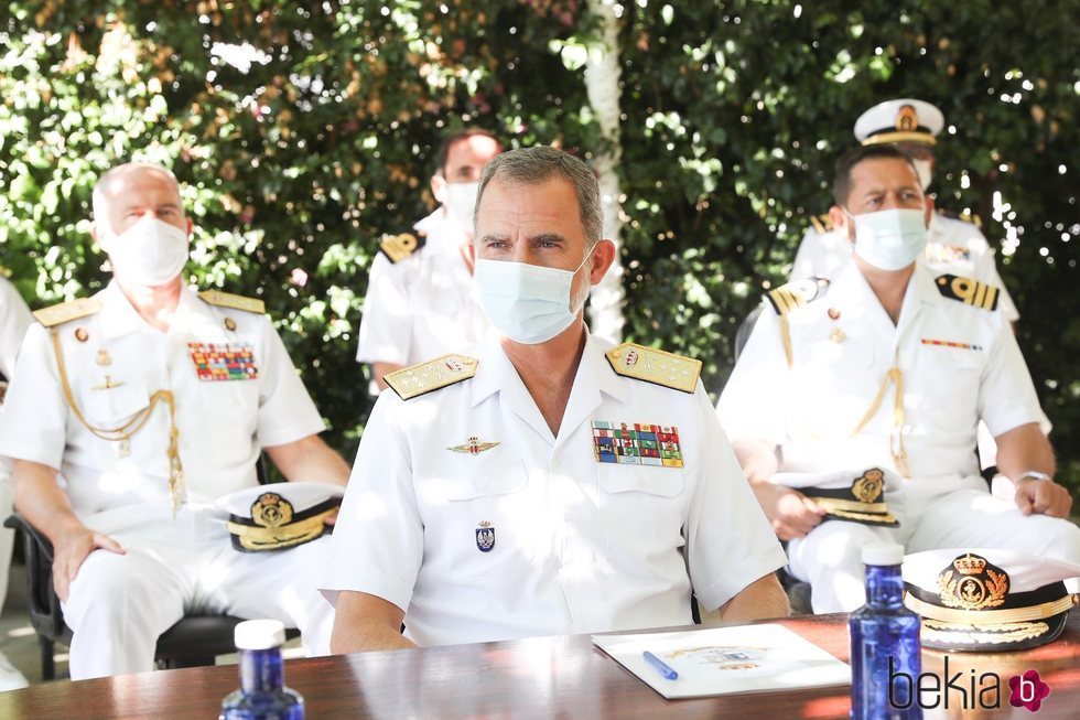 El Rey Felipe en su visita oficial a la Comandancia Naval del Miño en Tui