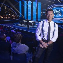 Jesús Vázquez en el primer programa de 'Idol Kids'