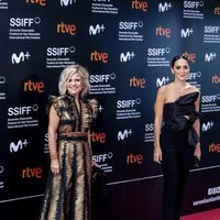 Eugenia Martínez de Irujo y Tamara Falcó en el Festival de Cine de San Sebastián 2020