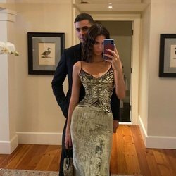 Fai Khadra y Kendall Jenner en la boda de Justin Bieber y Hailey Baldwin