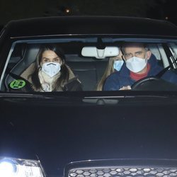 Los Reyes Felipe y Letizia, la Princesa Leonor y la Infanta Sofía salen de casa de Jesús Ortiz el Día de Reyes