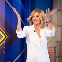 Susanna Griso en su llegada a 'El Hormiguero'
