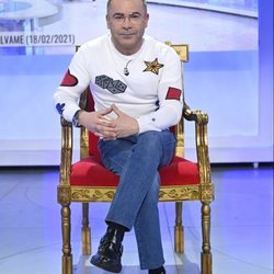Jorge Javier Vázquez en el trono de 'MyHyV'