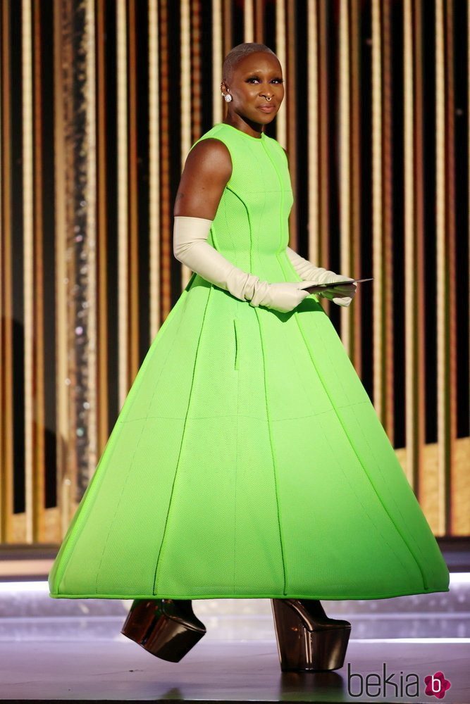 Cynthia Erivo en los Globos de Oro 2021
