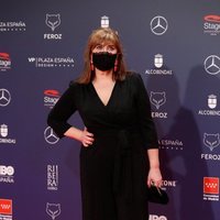 Ane Gabarain en la alfombra roja de los Premios Feroz 2021