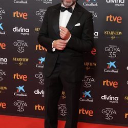 Antonio de la Torre en la alfombra roja de los Goya 2021