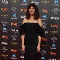 Belén Cuesta en la alfombra roja de los Goya 2021