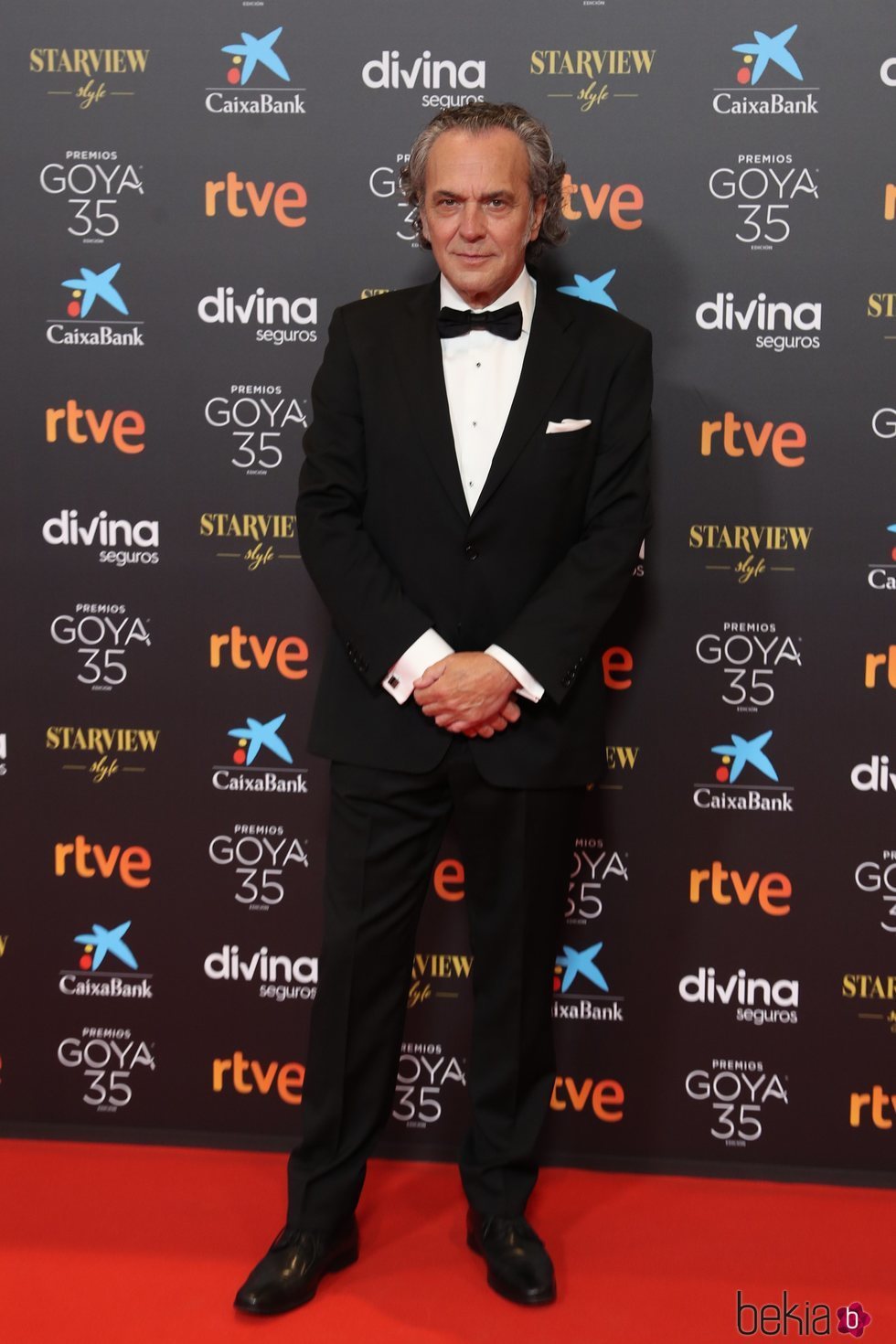 José Coronado posa en la alfombra roja de los Goya 2021
