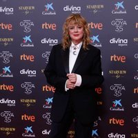 Emma Suárez en la alfombra roja de los Goya 2021