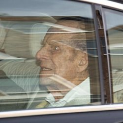 El Duque de Edimburgo tras recibir el alta después de un mes ingresado
