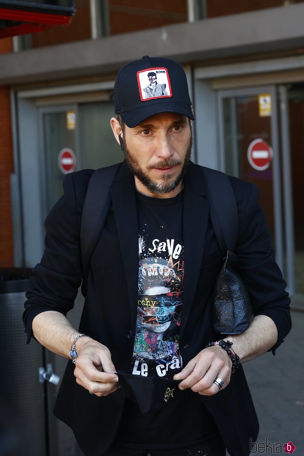 Antonio David Flores en Atocha llegando a Madrid