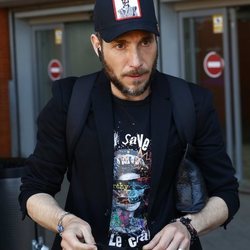 Antonio David Flores en Atocha llegando a Madrid
