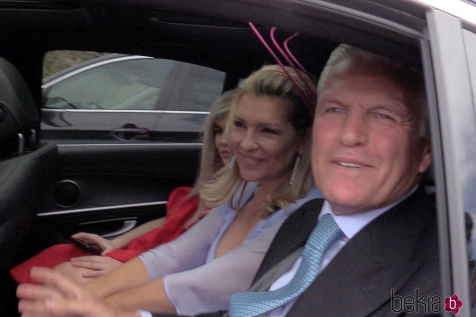 Juan Antonio Ruiz Espartaco, Patricia Rato y su hija Isabella en la boda de Alejandra Ruiz de Rato