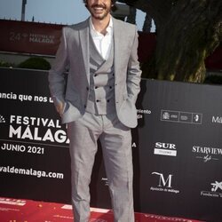 Javier Pereira en la gala de inauguración del Festival de Málaga 2021