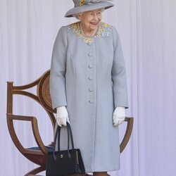 La Reina Isabel en Trooping the Colour 2021 en Windsor Castle