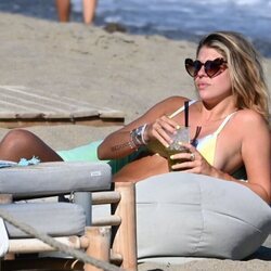 Anita Matamoros disfrutando en Marbella