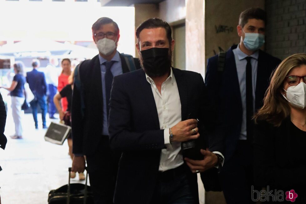 Antonio David Flores, en los juzgados por su juicio contra La Fábrica de la Tele
