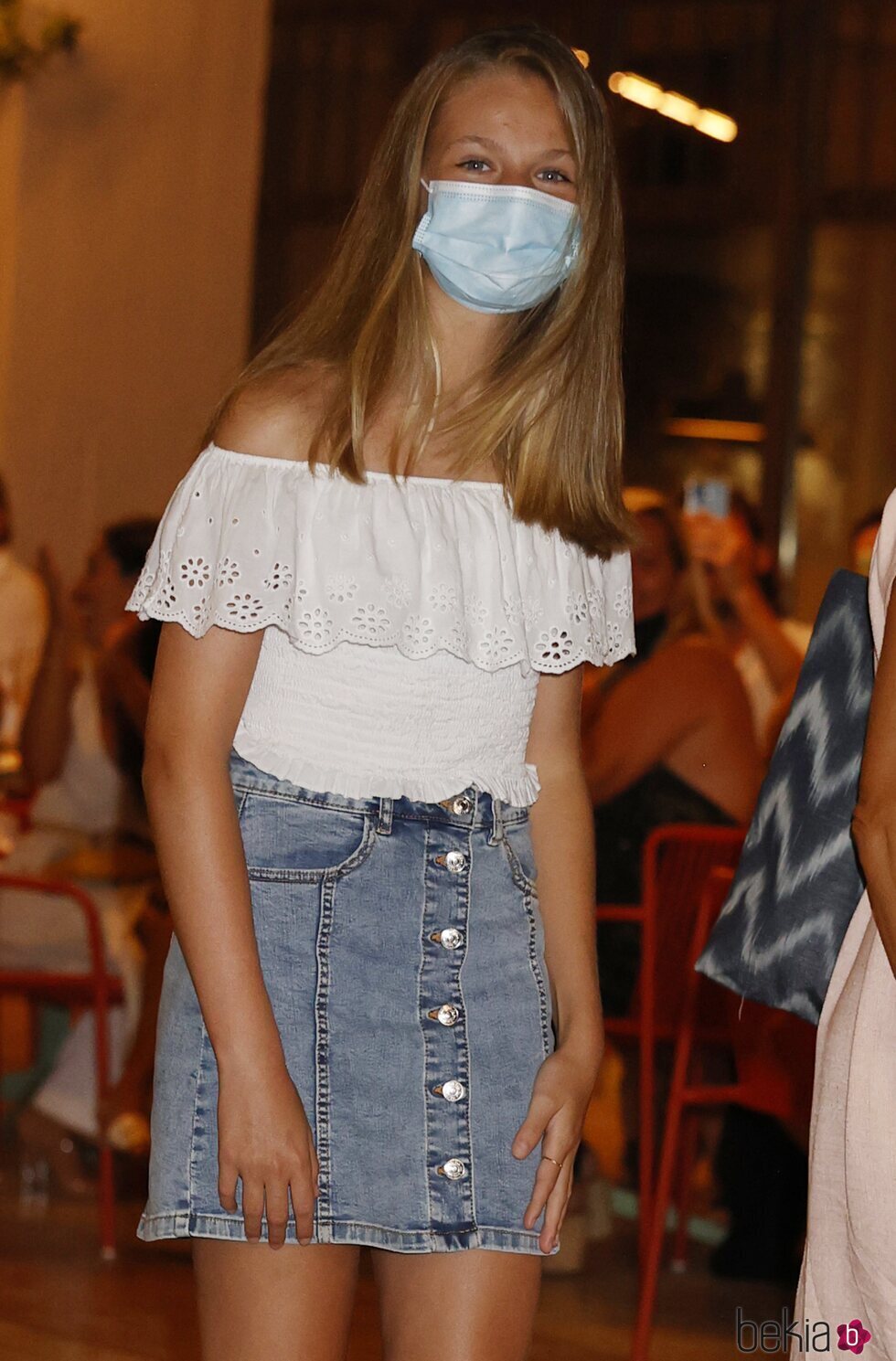 La Princesa Leonor sale a cenar con su familia en Mallorca