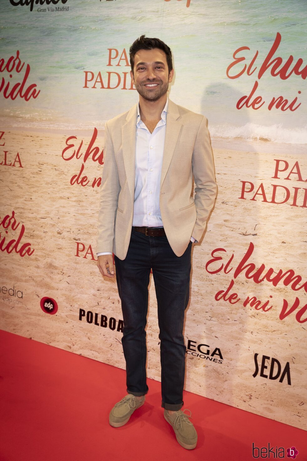 Marc Calderó en el estreno de la obra de teatro 'El humor de mi vida'